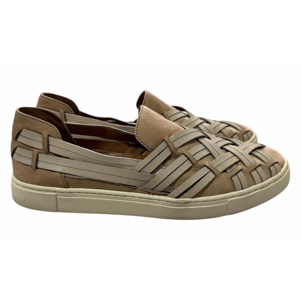 Frye Ivy Huarache Shoes Leather Slip On Sneaker Woven‎ Flats Women's Size 9M